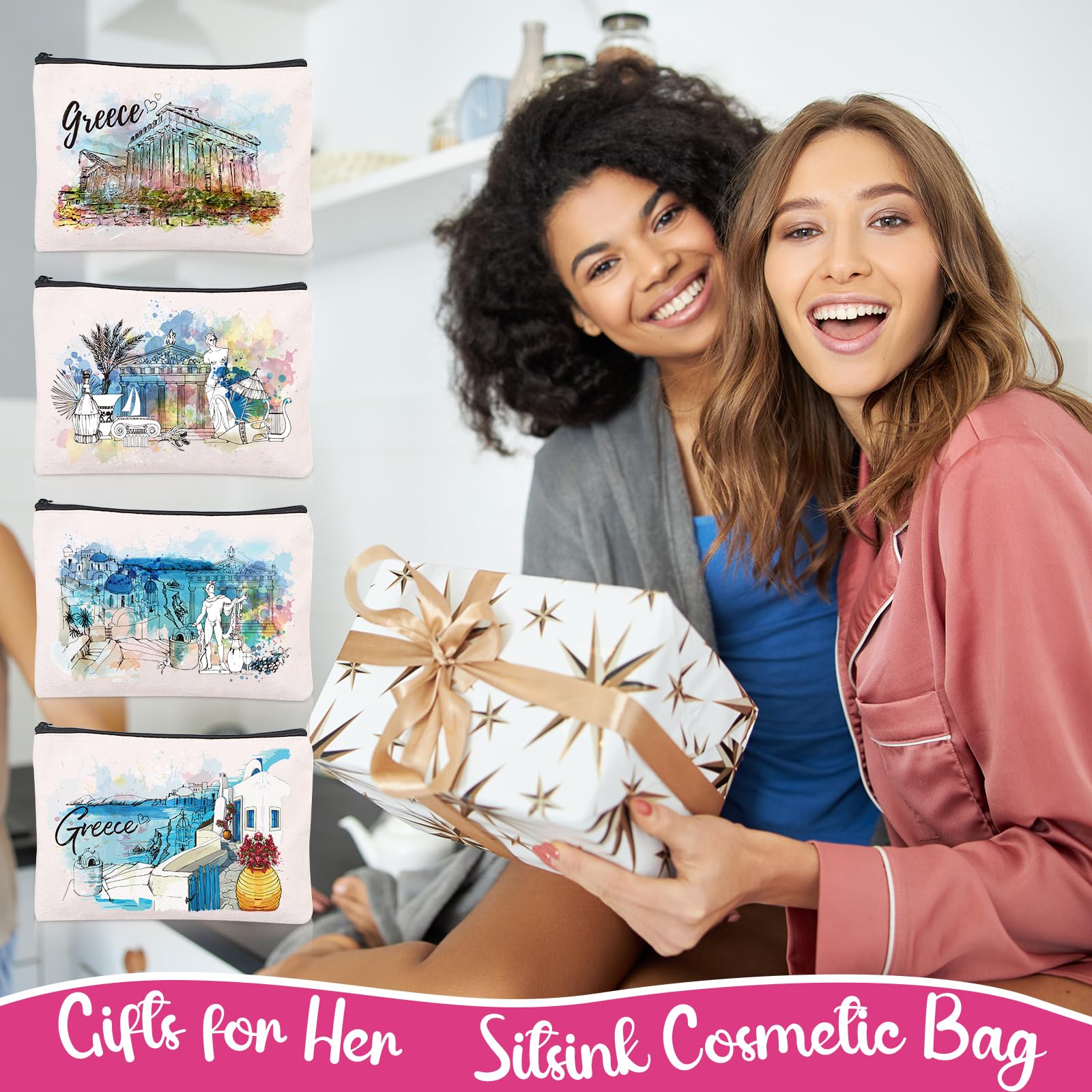 Authentic Greek Souvenirs & Travel Gifts - Santorini & Athens Themed Presents for Women & Friends | Perfect for Europe Trips, Home Decor & Greek Culture Lovers