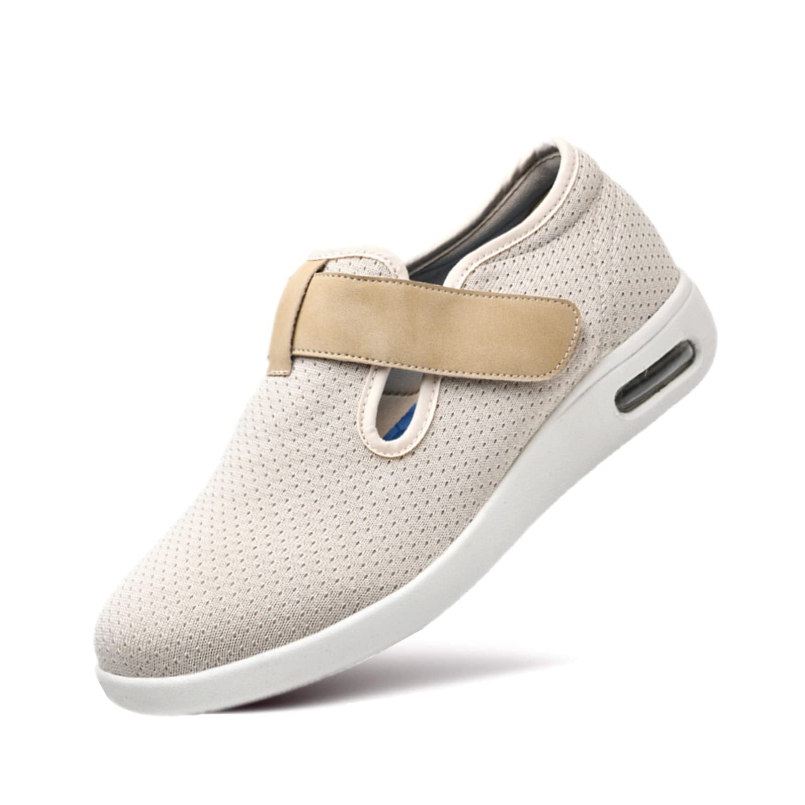 Diabetic Shoes for Women & Men - Wide Adjustable Closure Walking Sneakers for Swollen Feet, Diabetes & Edema - Breathable Non-Slip Large Size Unisex Shoes for Indoor & Outdoor Use - Ideal for Daily Walking, Exercise & Comfortable Foot Care