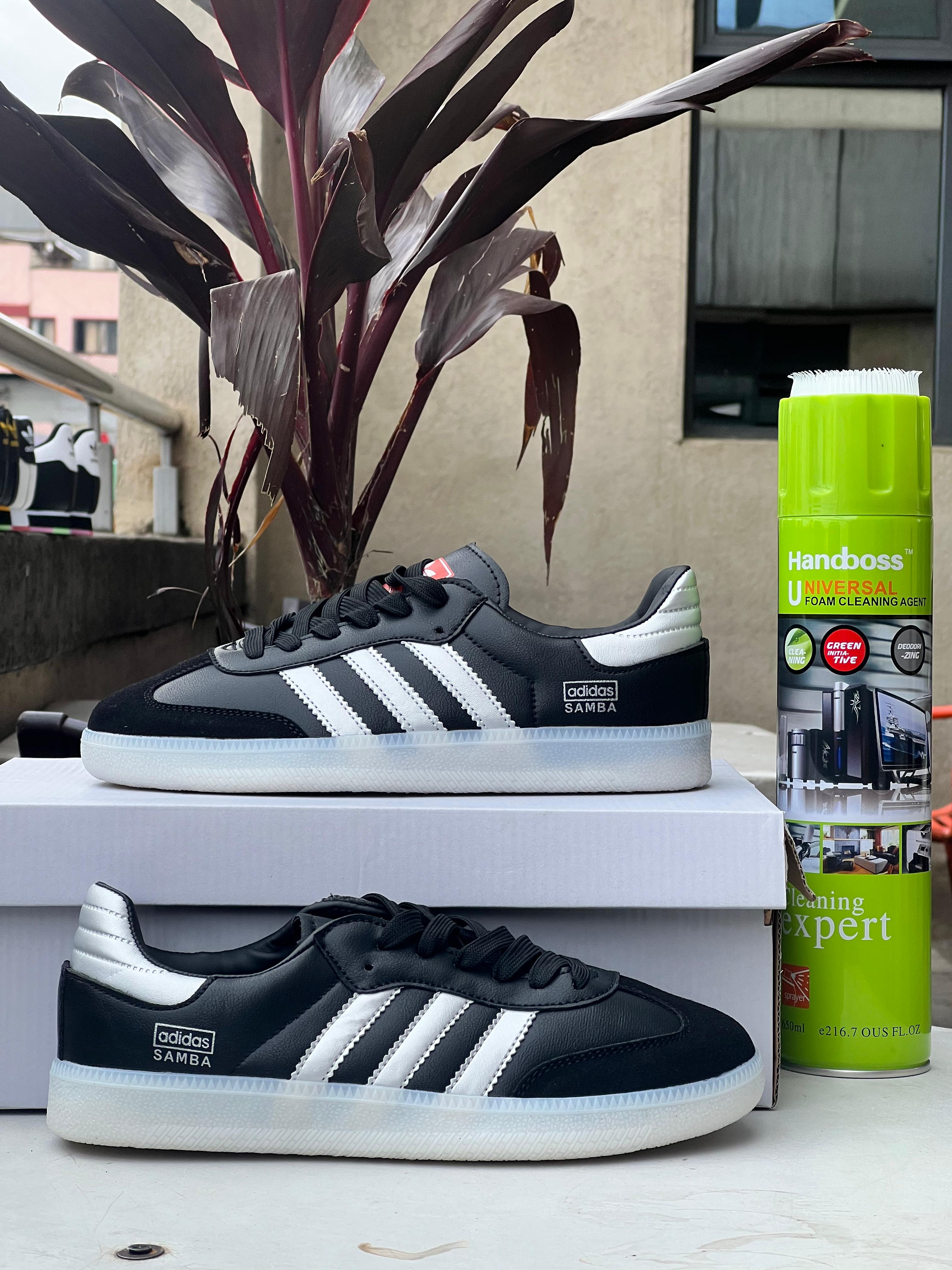 Adidas Samba OG Sneakers - Black & Silver Retro Running Shoes for Men & Women | Casual Wear, Street Style, Gym & Everyday Comfort
