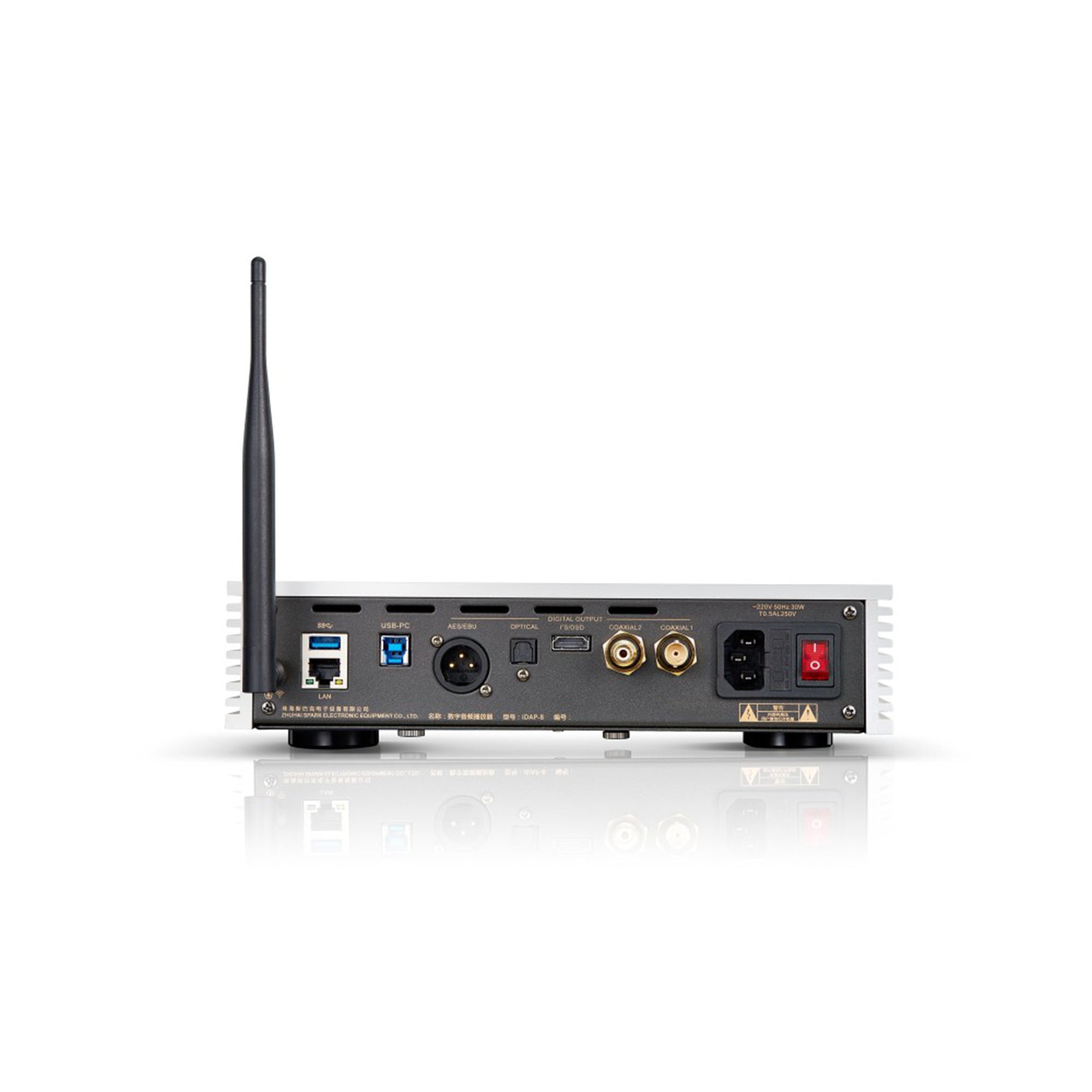 Cayin IDAP 8 High-Resolution Digital Audio Streamer - Wireless Music Player for Home Theater & Hi-Fi Systems - Perfect for Streaming Spotify, Tidal & FLAC Files