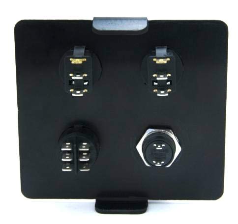 Nitrous Outlet Right Side Storage Compartment Switch Panel for 1999-2006 GM Trucks - Perfect for Custom Wiring & Accessory Control in Pickup Trucks