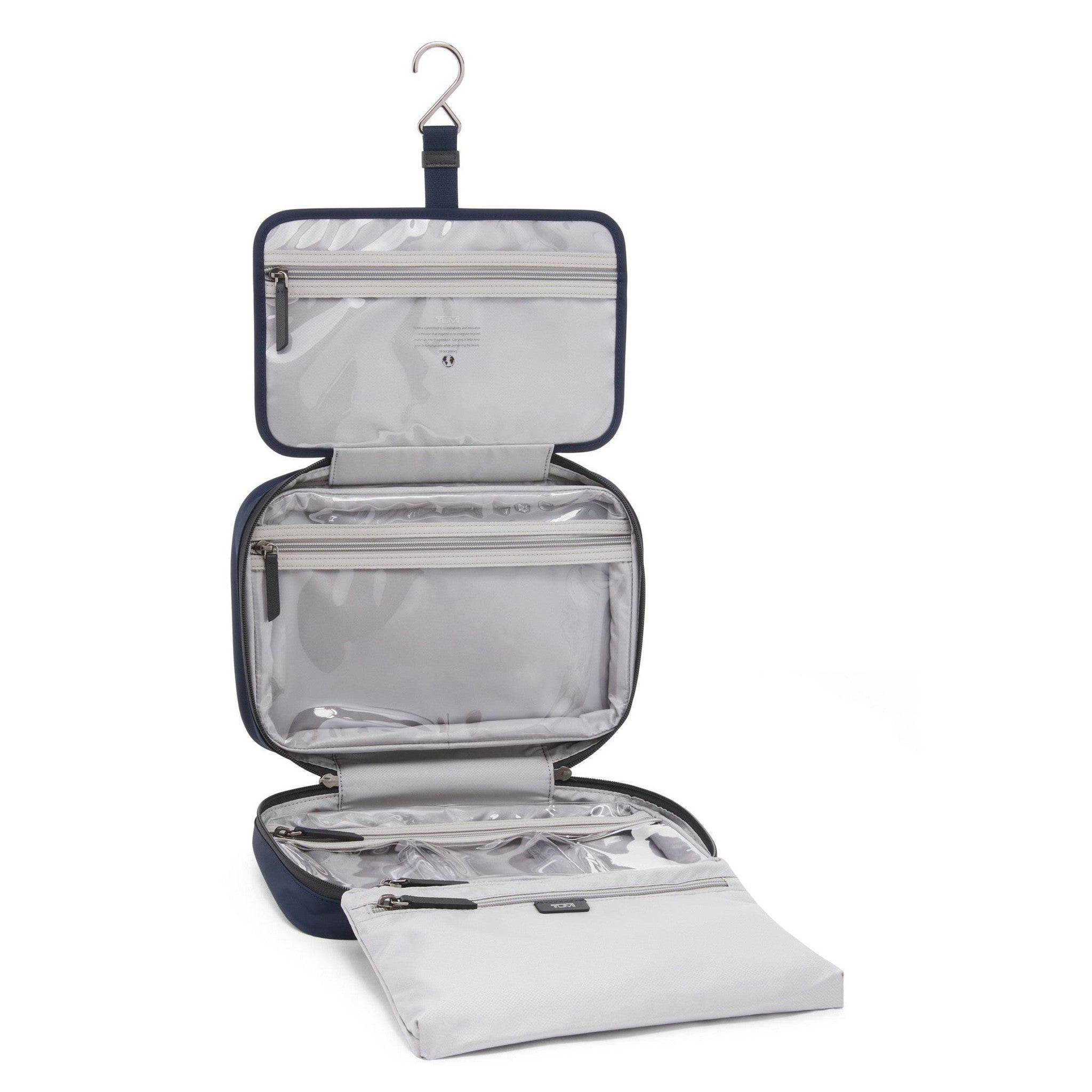 TUMI Voyageur Madeline Cosmetic Case - Travel Makeup Bag for Women, Waterproof & Durable Organizer - Perfect for Airplane, Gym, and Everyday Use