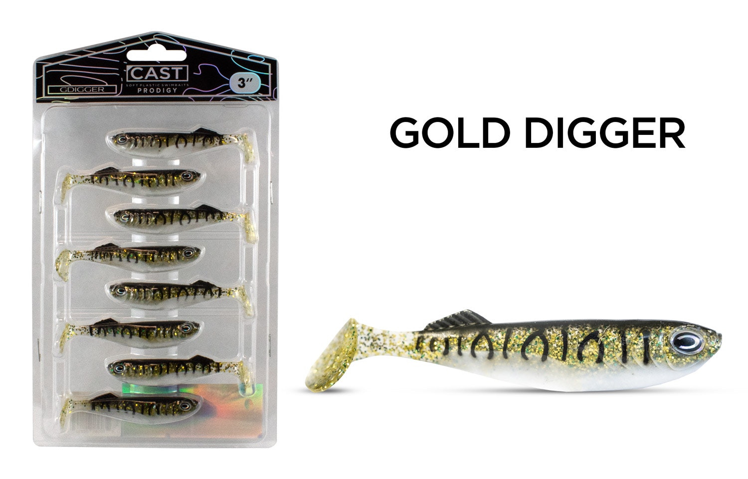 Cast Prodigy 3 Fishing Lure - Premium Bass & Trout Bait for Freshwater & Saltwater - Perfect for Kayak, Shore & Boat Fishing Adventures