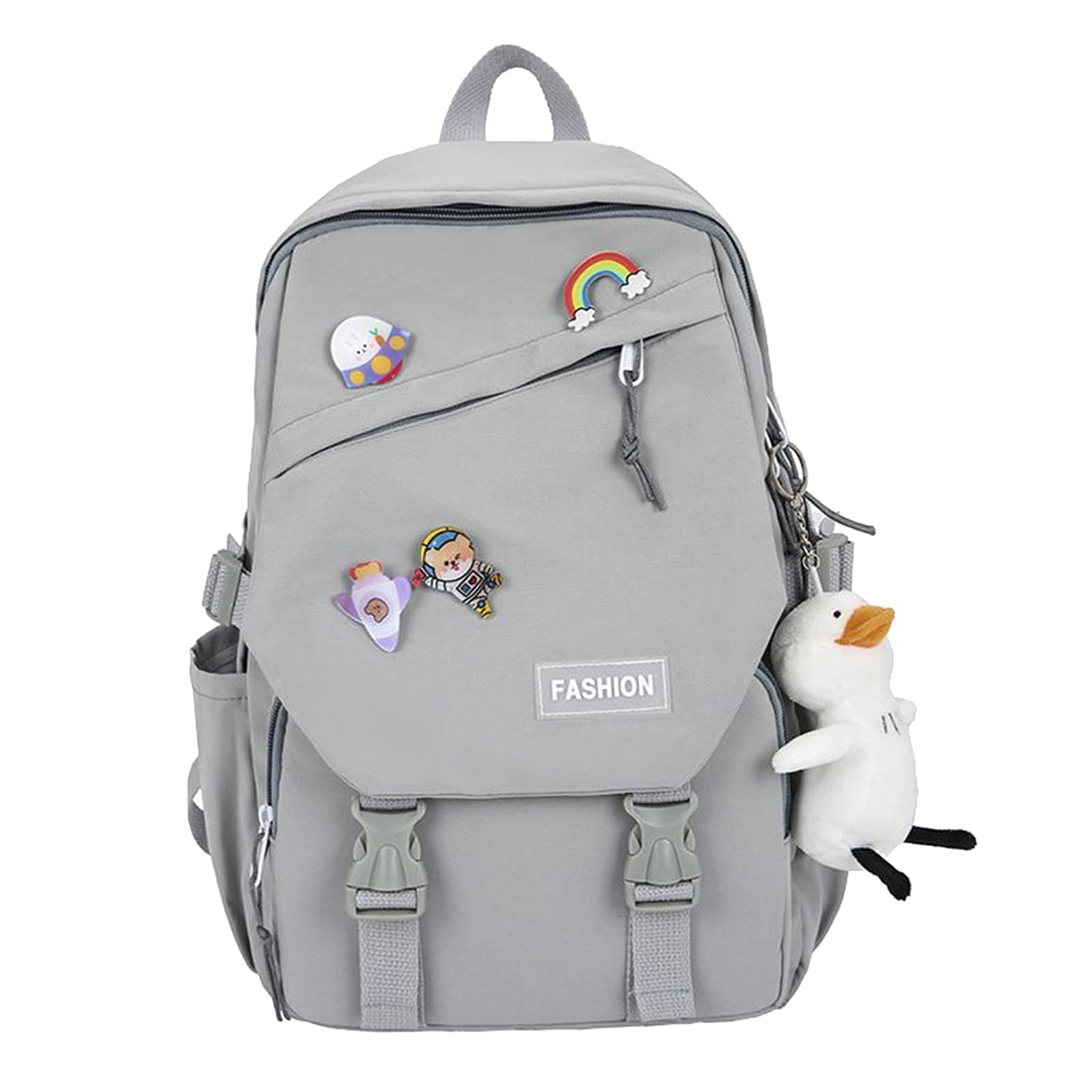 Stylish Japanese Steamed Bun Backpack for Girls & Women - Durable School Bag & Laptop Backpack for College, Work & Travel