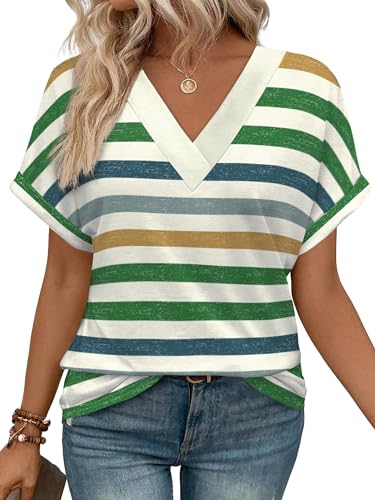2-striped - Green