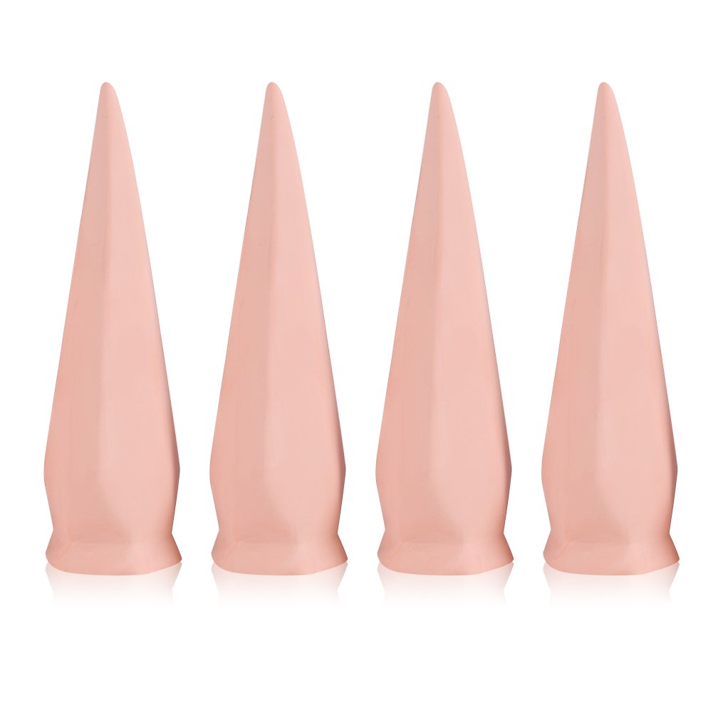 4 Pack Terracotta Plant Watering Stakes - Self Watering Spikes for Indoor & Outdoor Plants - Automatic Plant Waterer for Vacation & Travel - Perfect for Potted Plants, Gardens & Greenhouses