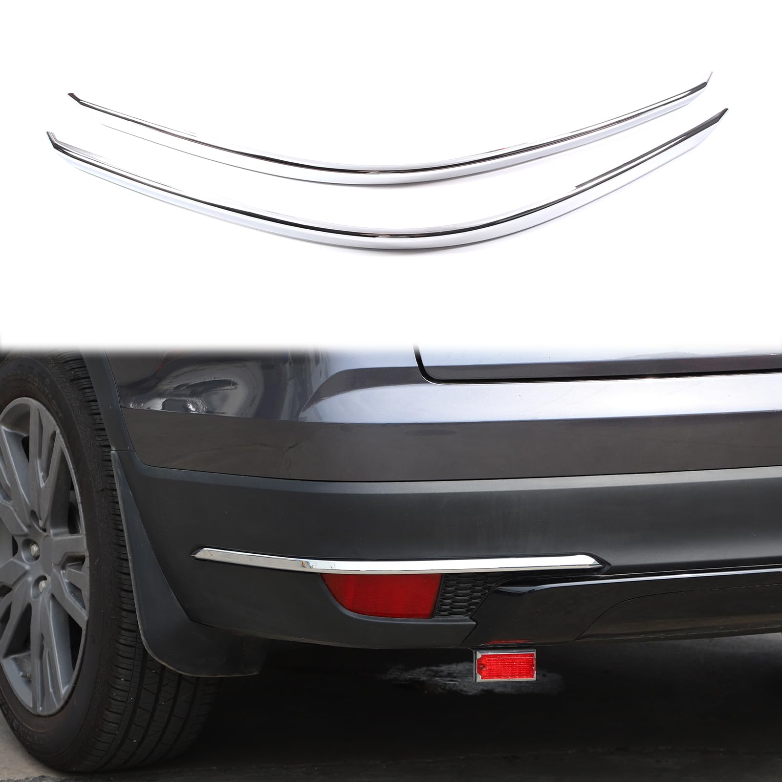 2019-2022 Honda Pilot Rear Fog Light Cover Trim - Durable Tail Lamp Protector & Exterior Decor Accessory (Bright Red) - Perfect for Night Driving & Off-Road Adventures