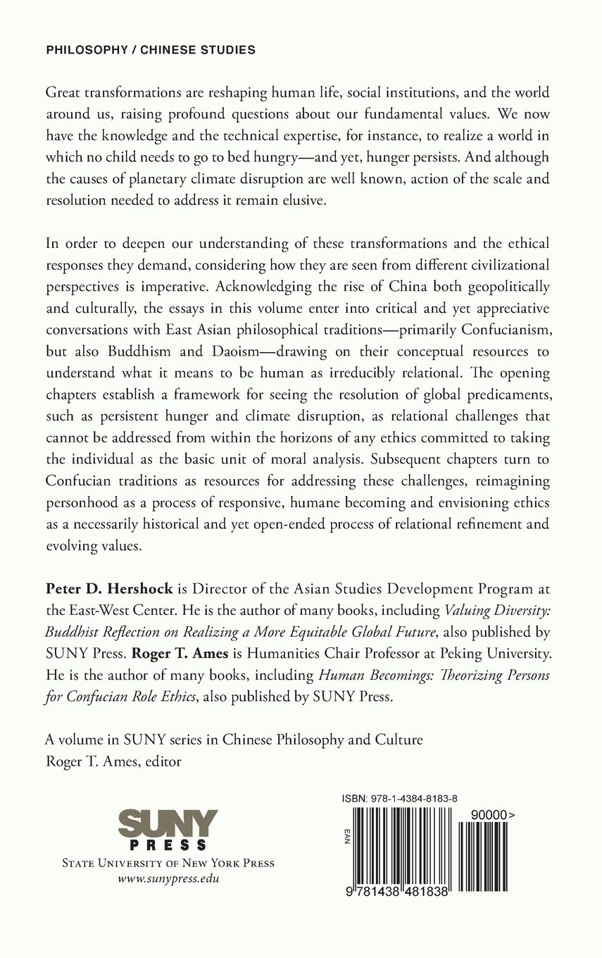 Human Beings or Human Becomings? A Confucian Dialogue on the Concept of Person - Exploring Chinese Philosophy & Culture for Self-Development and Cross-Cultural Understanding