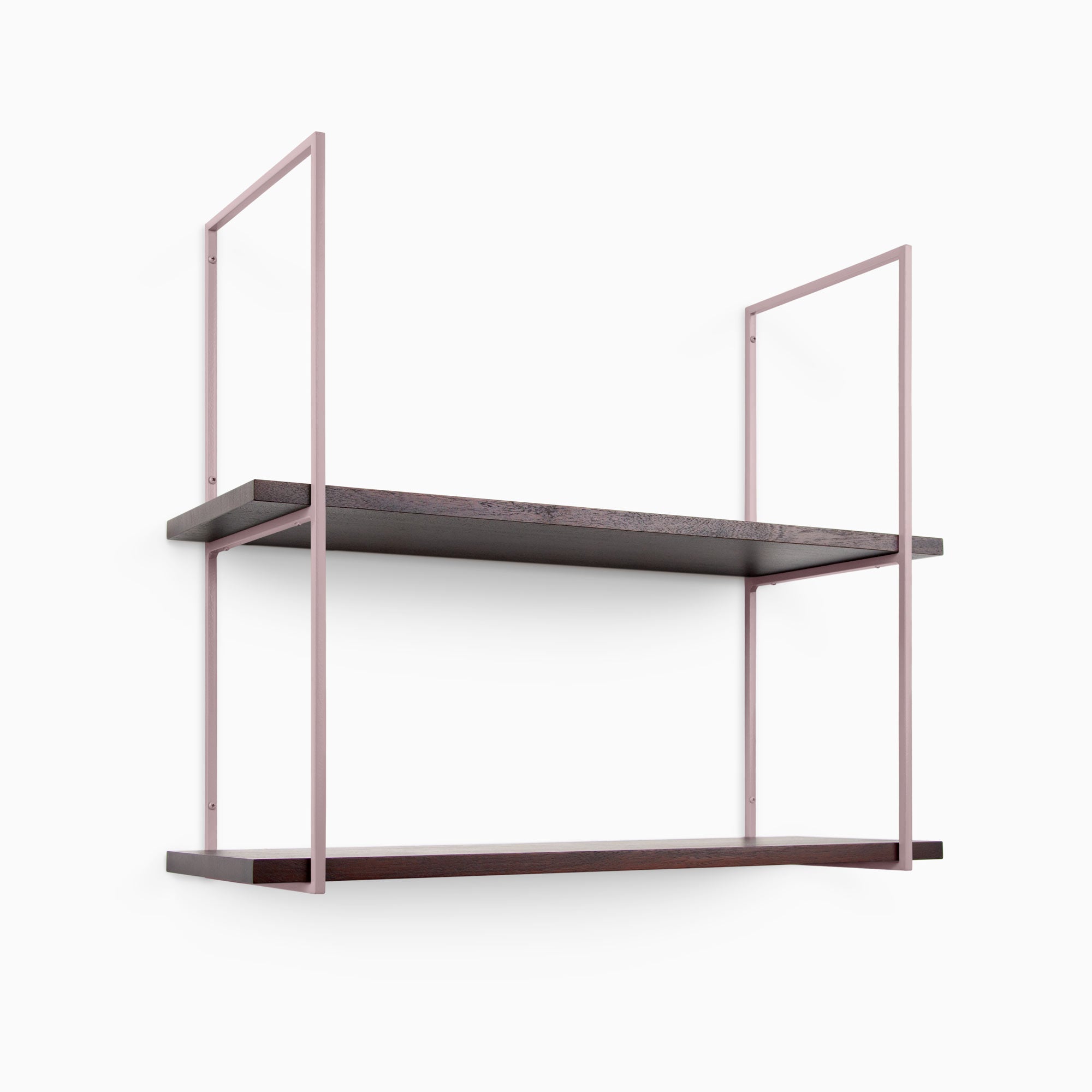 Lloyd Dutch Mocha 2 Tiered Shelf - Rustic Wooden Display Shelf for Kitchen, Bathroom & Living Room Decor | Perfect for Organizing Spices, Books & Decorative Items