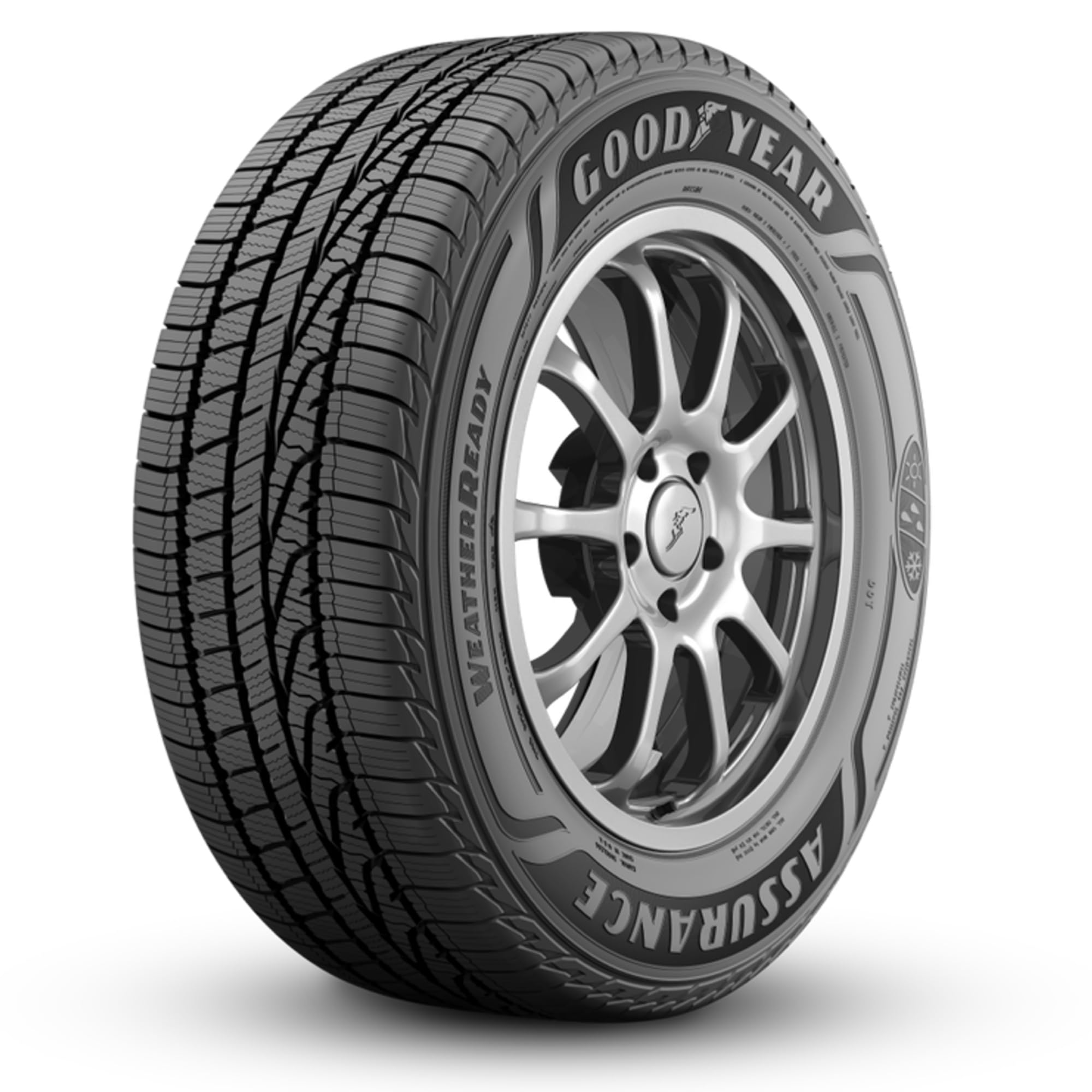 Goodyear Assurance WeatherReady All-Season Radial Tire - 255/55R18 109V XL for SUVs & Trucks | Wet & Snow Traction | Durable Tread Life | Perfect for Highway Driving & Winter Conditions