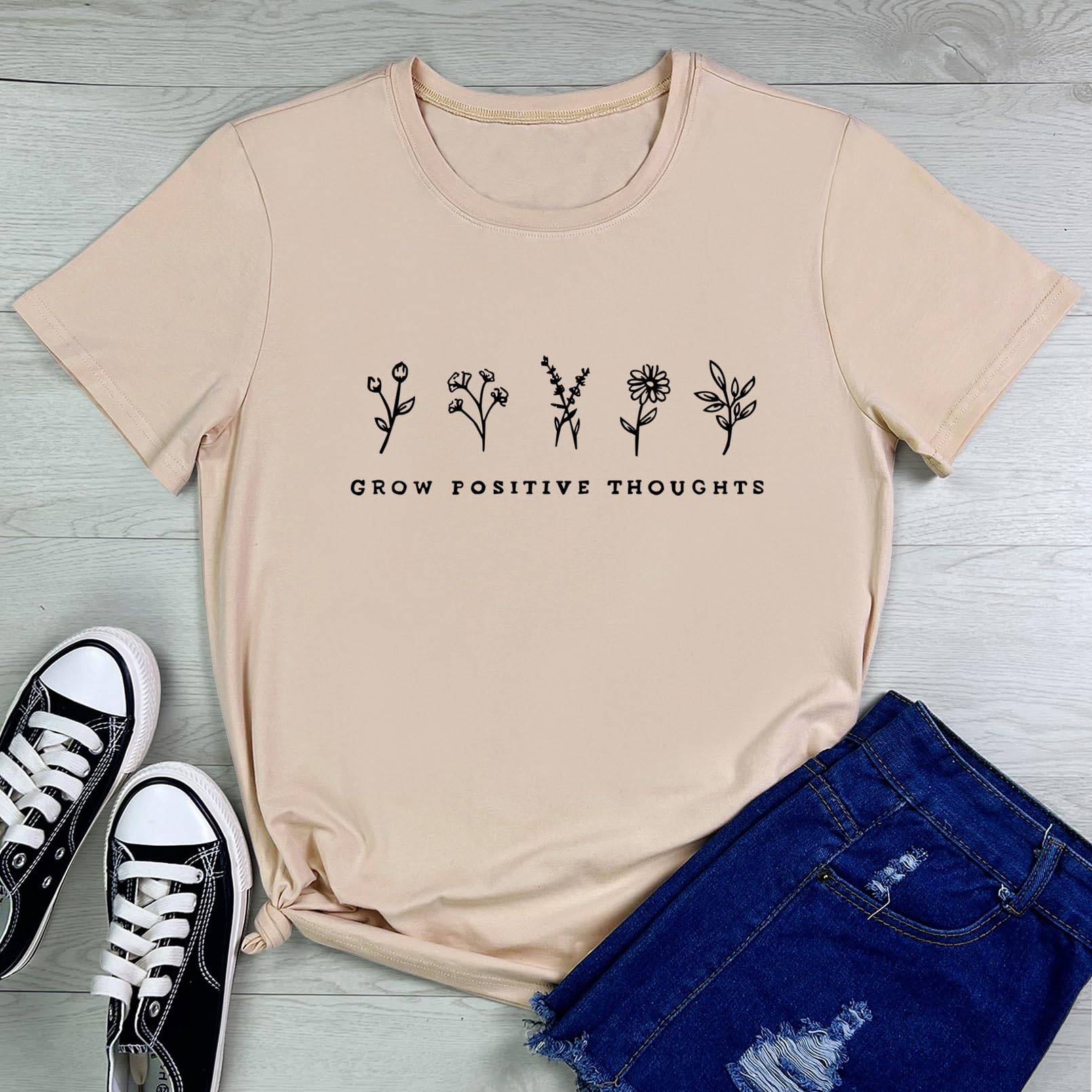 BLACKMYTH Women's Cute Graphic T-Shirts - Summer Short Sleeve Casual Tops for Women | Perfect for Beach Outings, Streetwear & Everyday Fashion