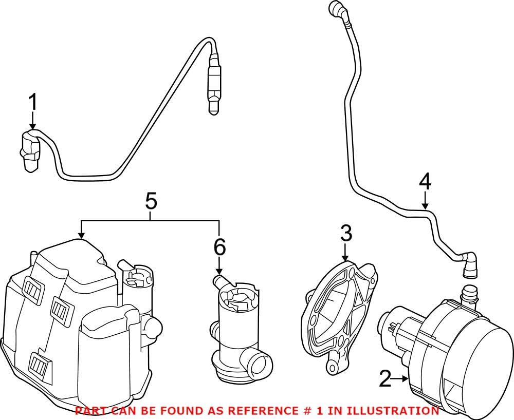 Genuine OEM Rear Oxygen Sensor for Mercedes 0065422218 - Compatible with C-Class, E-Class, S-Class - Improves Fuel Efficiency & Emissions Performance - Perfect for Engine Diagnostics & Performance Tuning