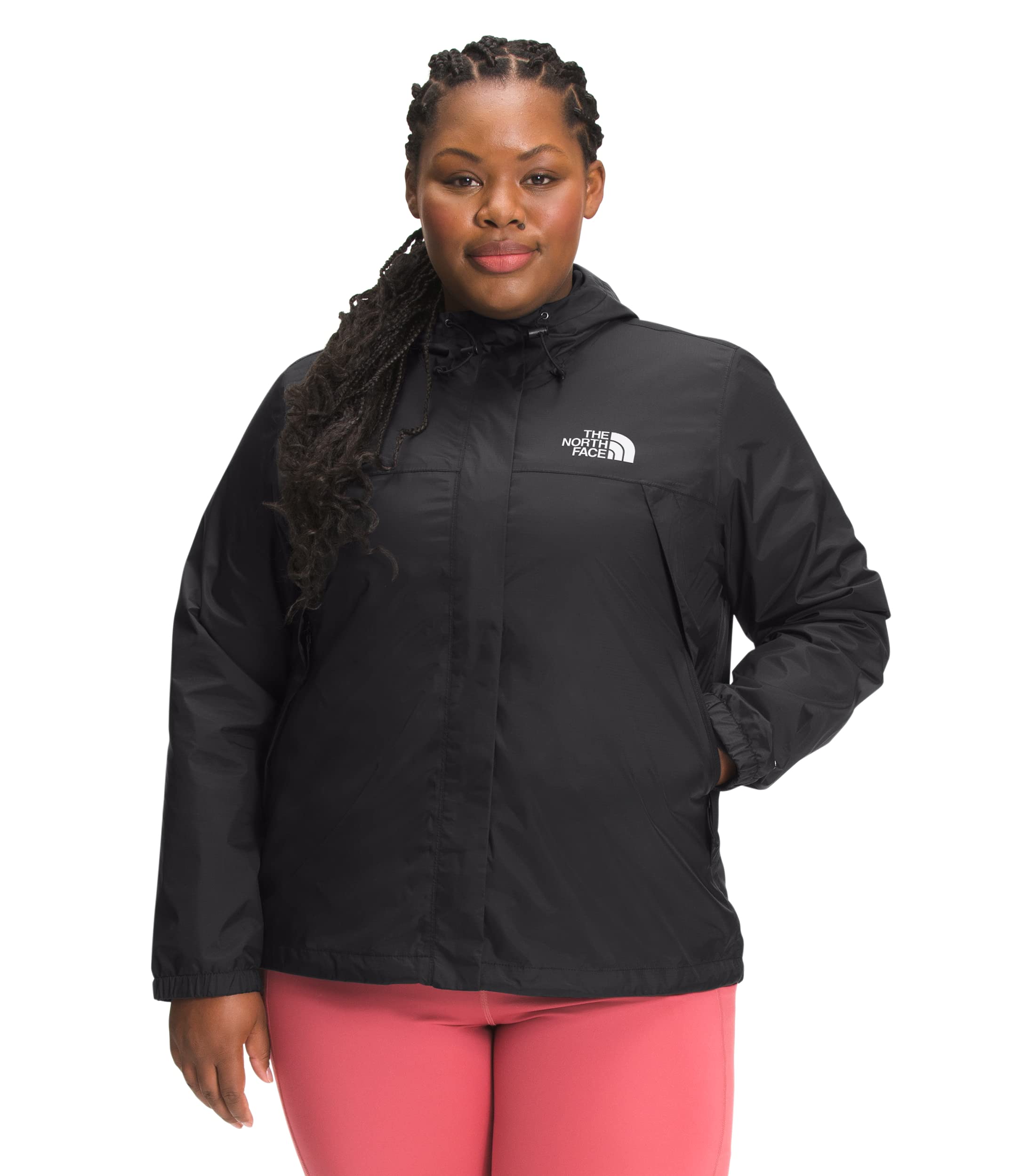 The North Face Women's Plus Size Antora Jacket - Waterproof Windproof Winter Coat for Hiking, Camping & Outdoor Adventures