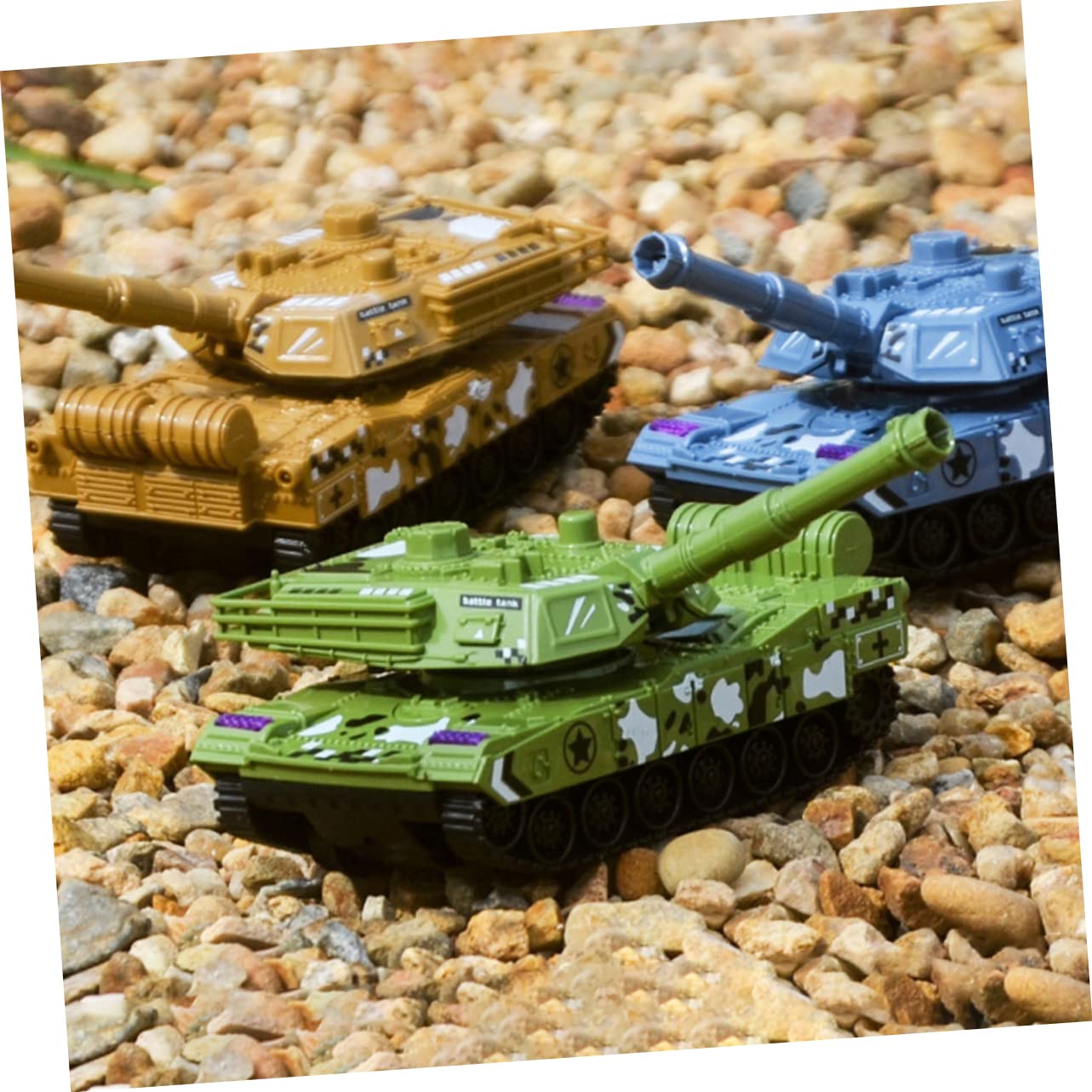 Toyvian 3-Piece Car Toy Tank Set - Kids' Aquarium Themed Vehicle Playset for Boys & Girls - Perfect for Playtime, Birthday Gifts & Home Decoration