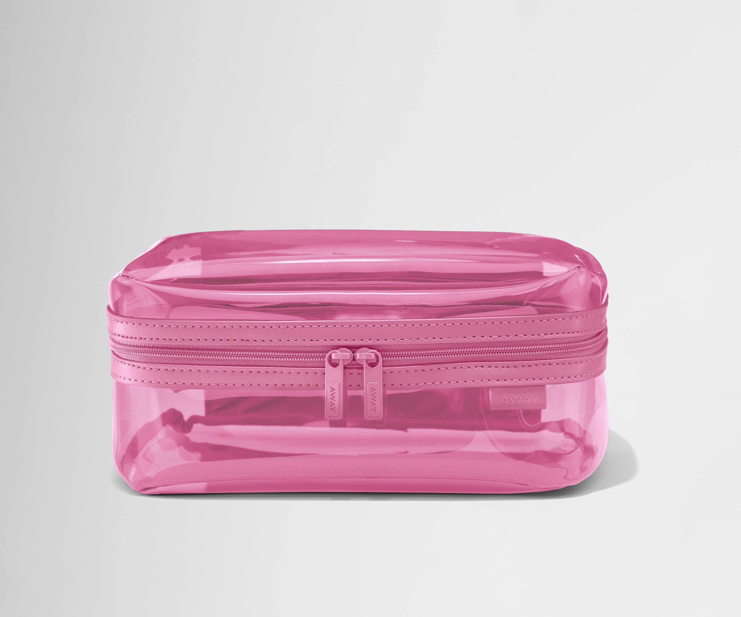 Clear Travel Toiletry Bag for Women & Men - TSA Approved Waterproof Cosmetic Organizer for Bathroom, Gym, Camping & Airplane Carry-On Essentials