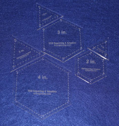 21-Piece Quilt Templates Holiday Gift Set - 1/8