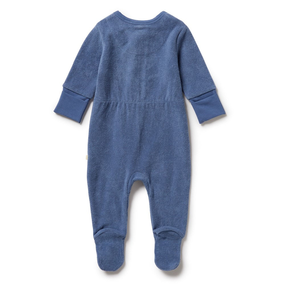 Organic Cotton Terry Zipsuit for Babies - Soft & Breathable One-Piece Romper with Snap Buttons | Perfect for Newborns, Infants & Toddlers | Ideal for Playtime, Naptime & Daily Wear