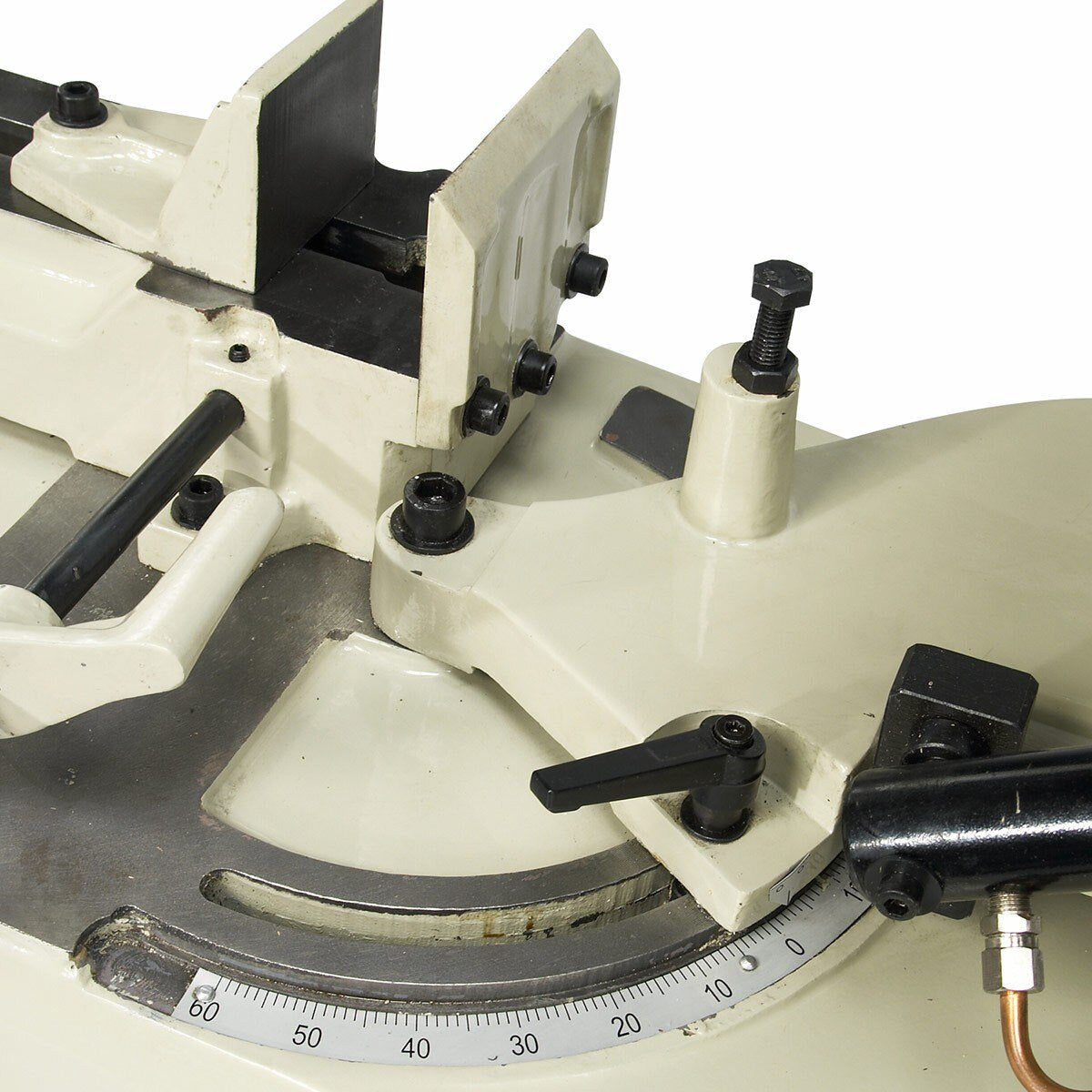 Baileigh Industrial BA9 1001095 Portable Metal Cutting Band Saw BS 128M - Heavy Duty Metalworking Tool for Workshop & Construction Sites