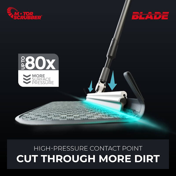 MotorScrubber Blade - The Ultimate Electric Spin Mop System for Floors, Tile & Hardwood - Perfect for Home Cleaning, Kitchen & Bathroom