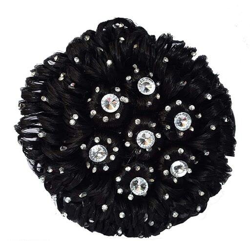 Stone Juda Hair Buns for Women - Elegant Hair Accessories for Updos, Weddings & Special Occasions