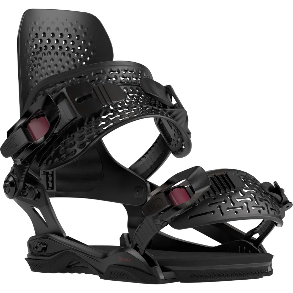 Bataleon Donna Women's Snowboard Bindings 2024 - Lightweight & Responsive for All-Mountain Riding - Perfect for Freestyle, Park & Powder Snowboarding