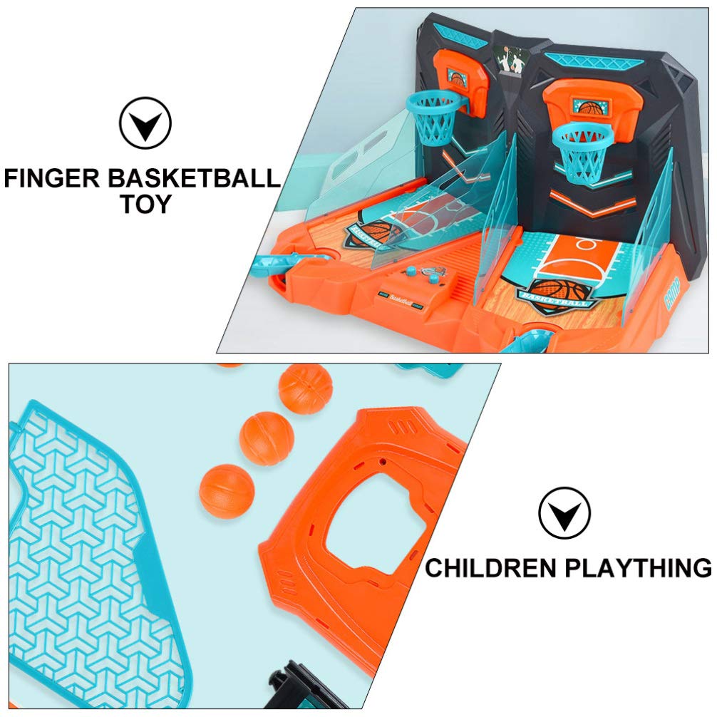 TOYANDONA Mini Basketball Shooting Game - Fun Desk Toy for Kids & Adults, Finger Basketball Set with Hoop & Ball - Perfect for Office, Home, Classroom Stress Relief & Parent-Child Bonding Activities