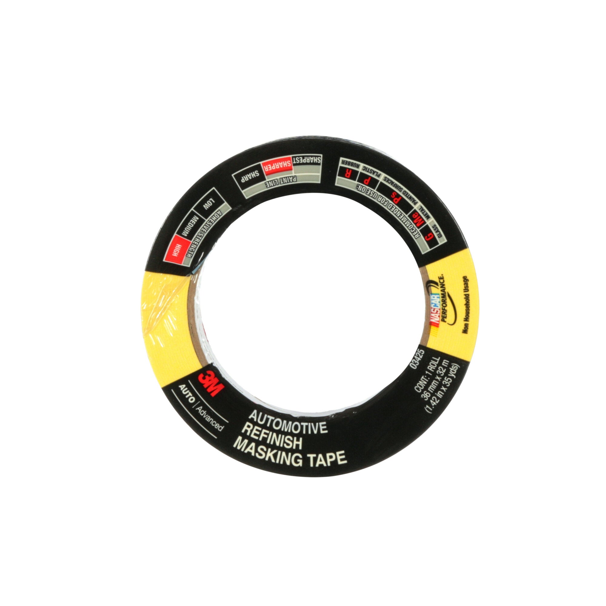 3M Automotive Refinish Masking Tape 03425 - 36mm x 32m (1.4