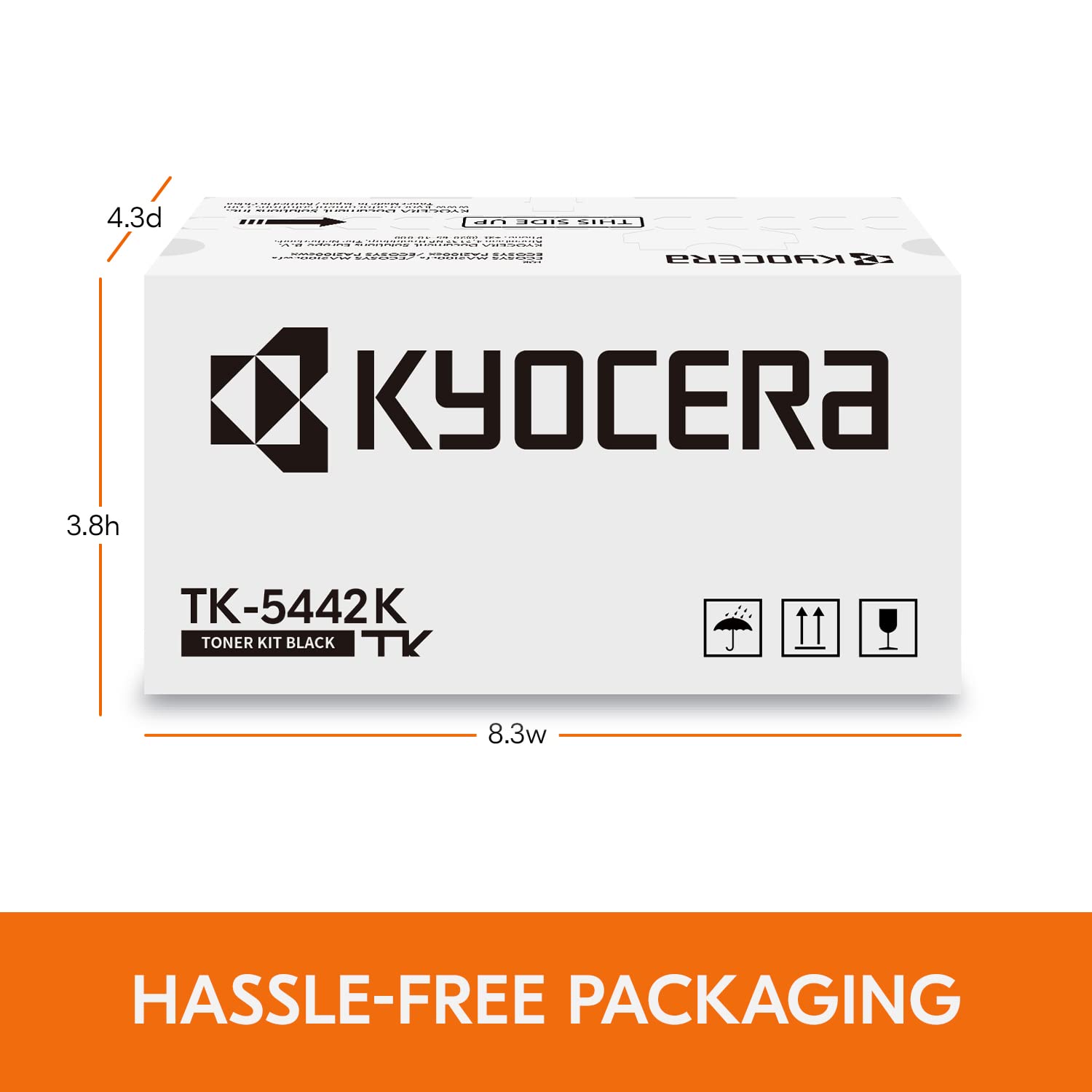 KYOCERA TK-5442K Black Toner Cartridge - Genuine OEM Replacement for ECOSYS MA2100cwfx & PA2100cwx Laser Printers | High-Yield Printing Solution for Office & Home Use