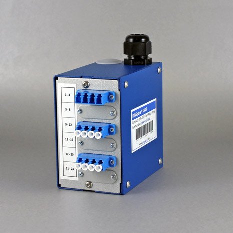 12-Port LC SM Compact Fiber Optic Patch Panel - High Density Rack Mount for Data Center & Telecom Networks