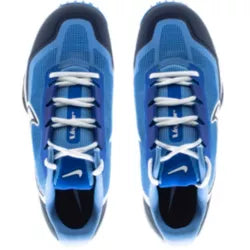 Nike React Vapor Drive 2 Cricket Shoes - Blue/White Rubber Spikes for Enhanced Traction | Perfect for Fast Bowling & Fielding on Grass Pitches