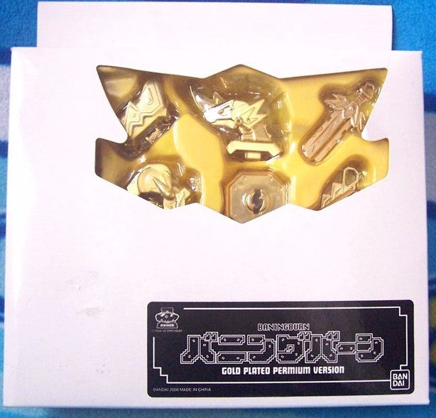 Bandai Keybots Neo Core Monster Baning Burn Gold Plated Premium Limited Edition Action Figure - Collectible Anime Robot Toy for Display & Play