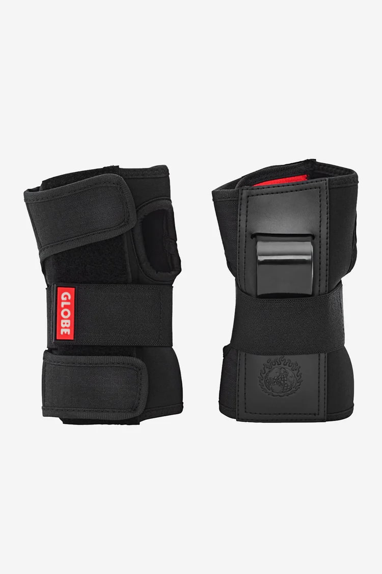 Globe Youth Goodstock Pads (3 Pack) Matte Black - Perfect for Skateboarding, Longboarding & Scooter Riding