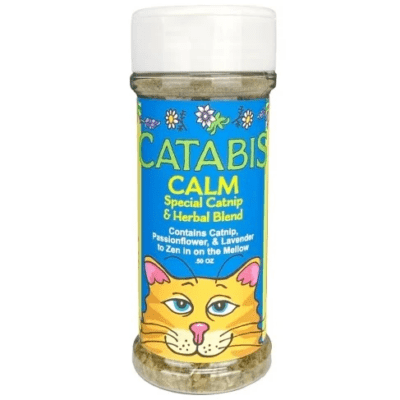 Multipet Catabis Calm Catnip Blend Shaker - Natural Stress Relief for Cats - Perfect for Playtime & Relaxation at Home