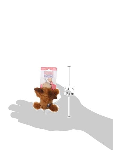 KONG Marvin Moose Cozie Dog Toy - Small Plush Chew Toy for Small Dogs, Puppies & Teething Pets - Perfect for Cuddling, Playtime & Anxiety Relief