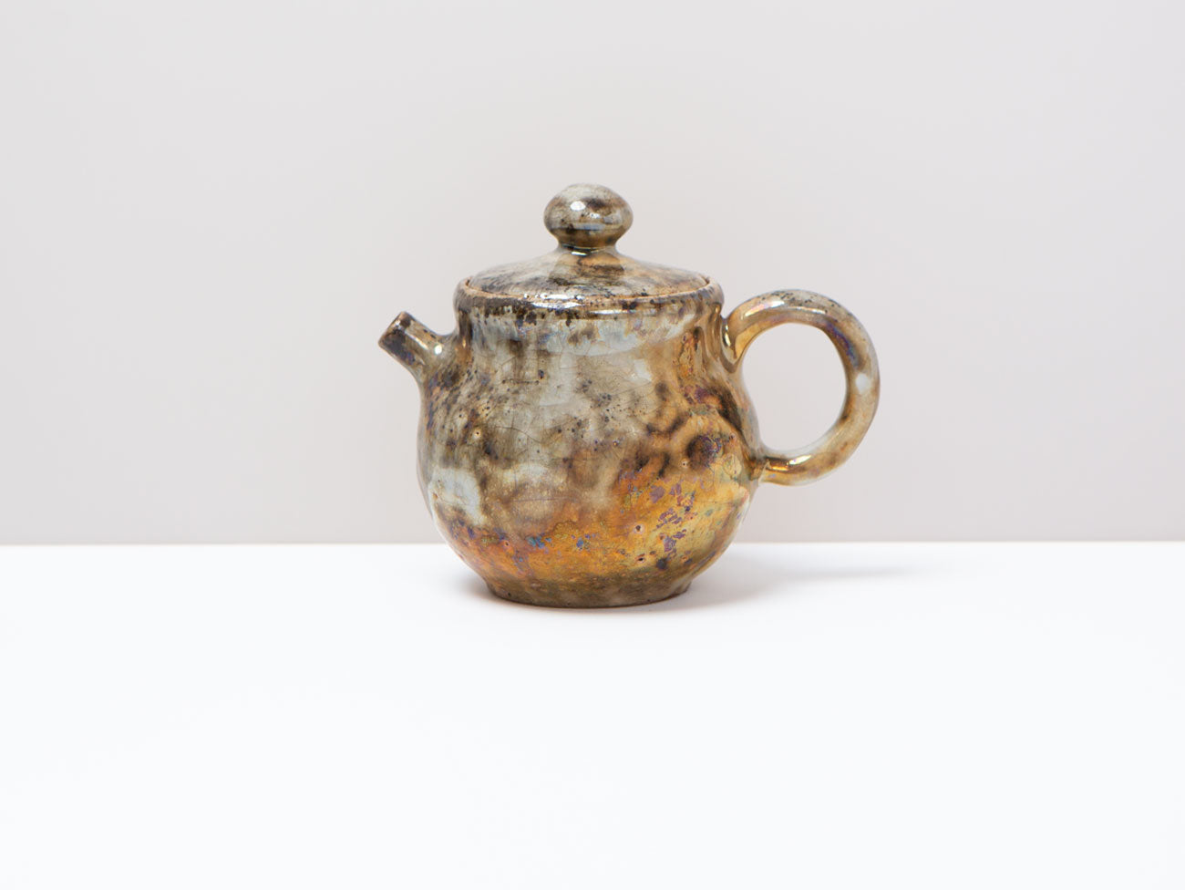 Shino Gold Glaze Ceramic Vase - Handcrafted Japanese Pottery for Home Decor, Wedding Centerpieces & Gift Ideas