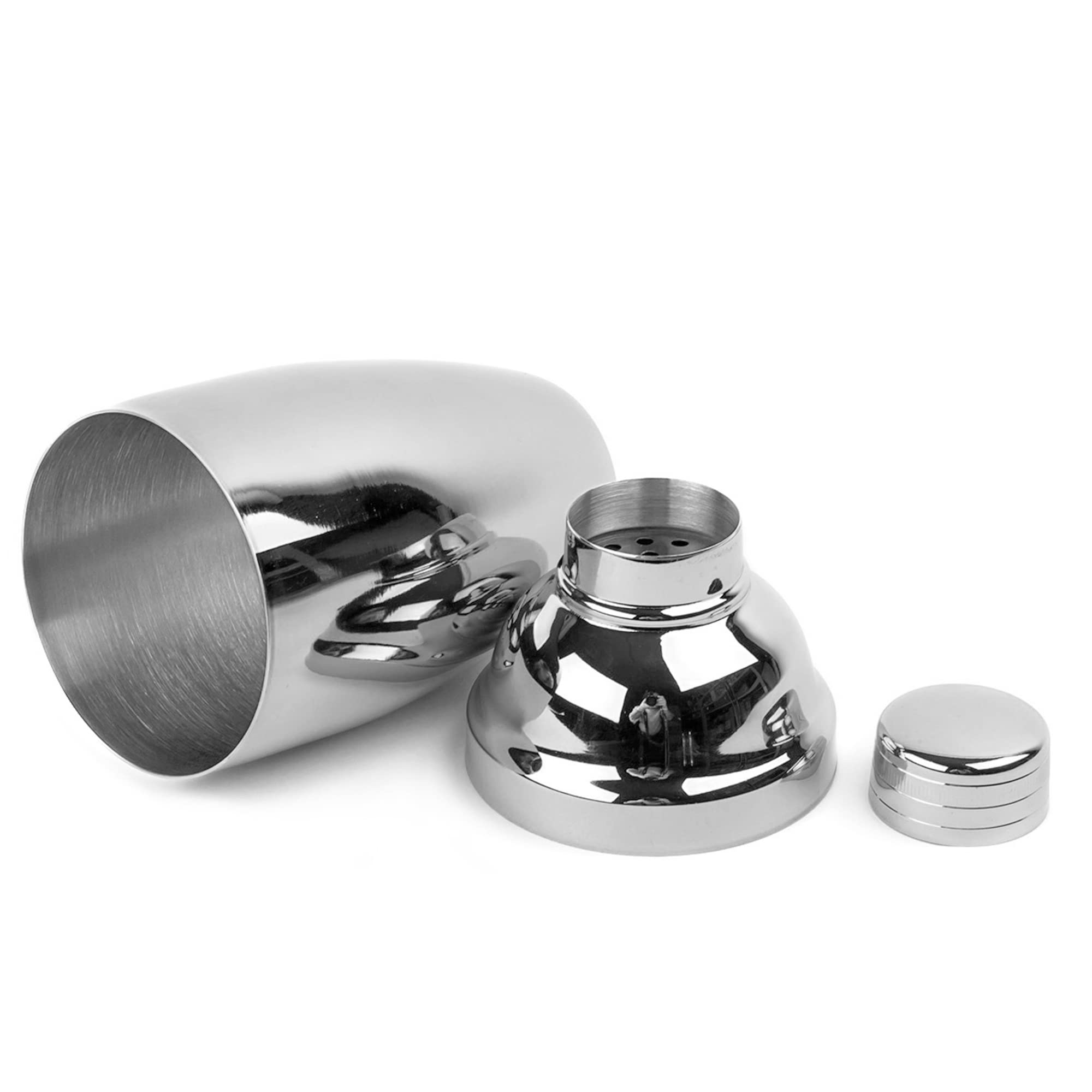 Premium 3-Piece Cocktail Shaker Set - 20 oz Stainless Steel Martini & Margarita Mixer - Professional Bartender Kit with Strainer & Lid - Perfect for Home Bars, Parties & Cocktail Making Gifts