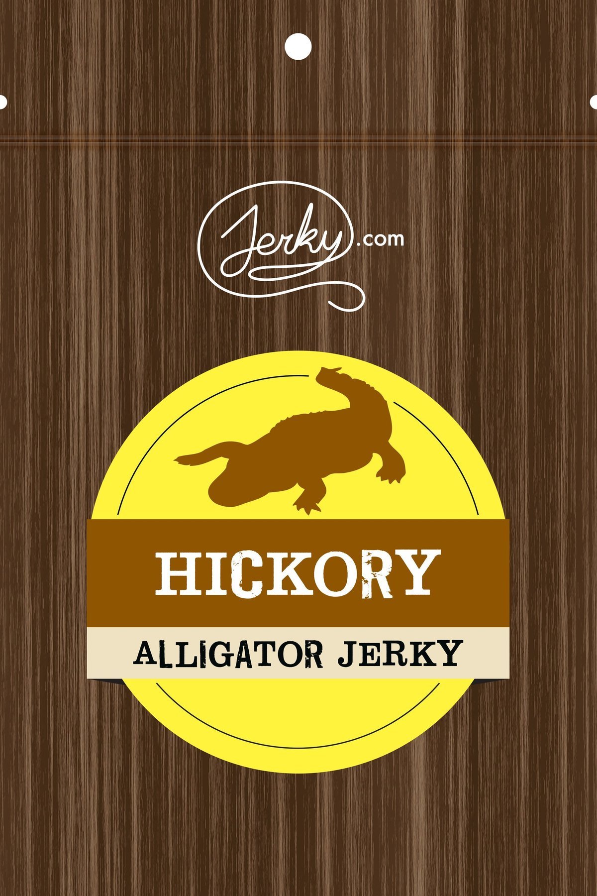 Premium Hickory Smoked Alligator Jerky - Wild Game Meat Snack, High Protein, All Natural, No Preservatives - Healthy Protein Snacks for Adults & Outdoor Enthusiasts - 1.75oz Pack - Perfect for Camping, Hiking & Keto Diet