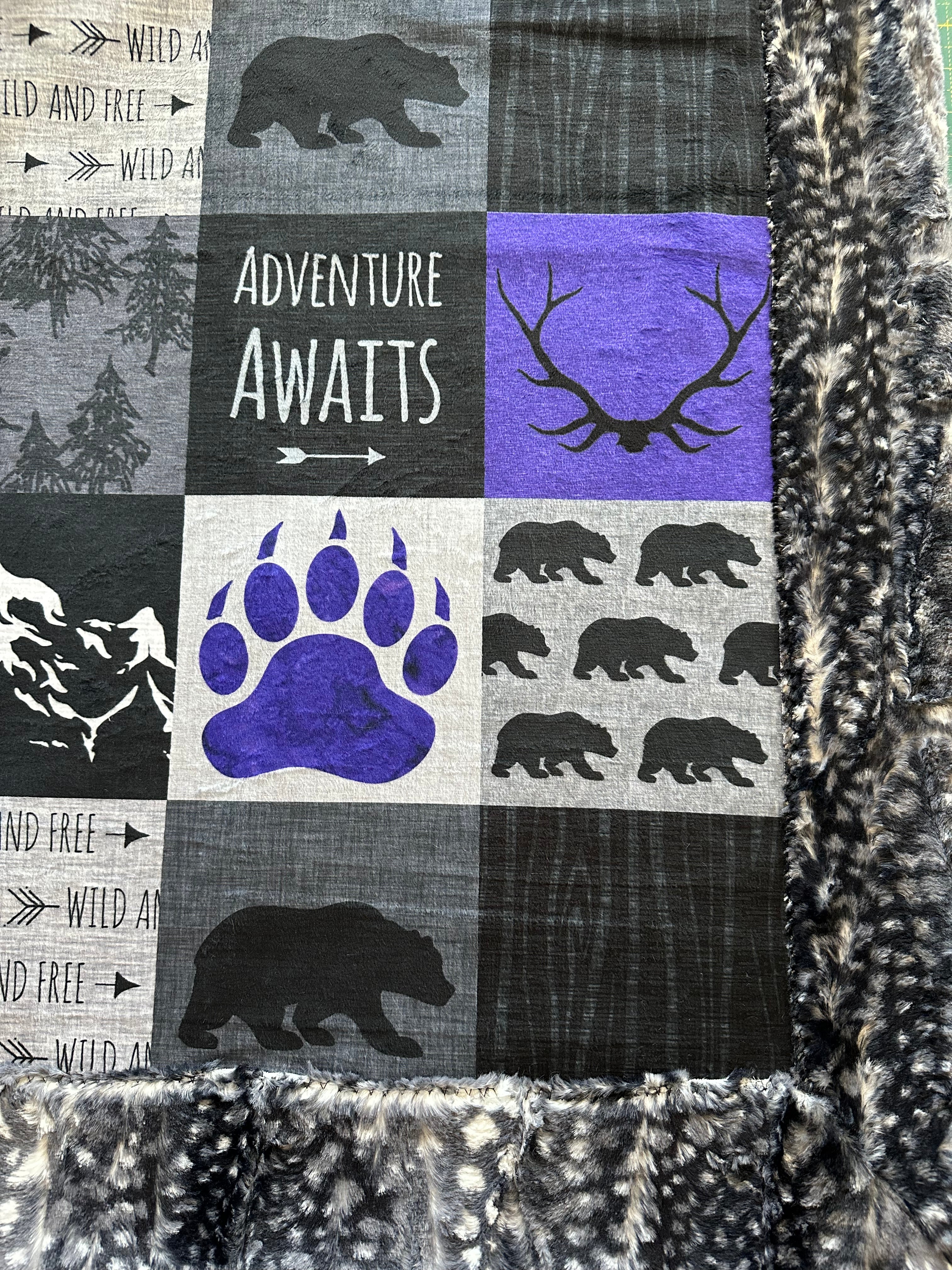 Luxe Cuddle 54x79 Large Soft Blanket for Bed, Couch & Outdoor Adventures - Cozy Throw for Camping, Travel and Home Decor