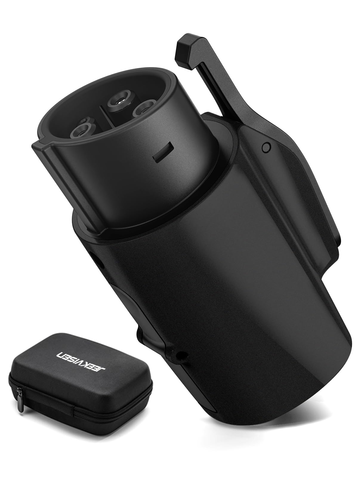 Tesla to J1772 EV Charger Adapter - 80 Amp 250V AC Converter for Tesla Wall Charger, Mobile Charger & J1772 Electric Vehicles - Perfect for Home, Office & Public Charging Stations (Black)