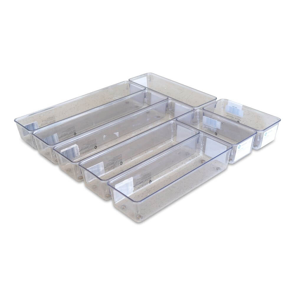 Sophie Cutlery Drawer Organizer Set - Expandable Silverware Tray for Kitchen Utensils - Perfect for Knives, Forks, Spoons & Cooking Tools Storage - Fits Standard Drawers (Great for Home, Restaurant & Office Use)