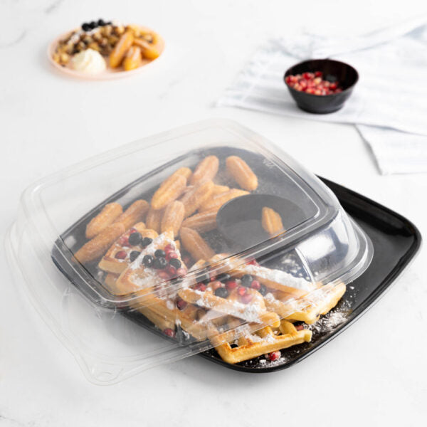Organic Square Tray Lid - BPA Free, Eco-Friendly Food Storage Cover (1 Count) - Perfect for Meal Prep, Leftovers & Refrigerator Organization