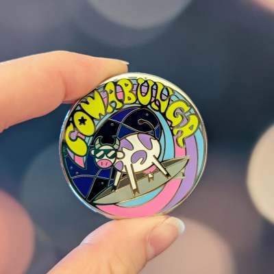 The Legend of the Psychedelic Surfing Pin