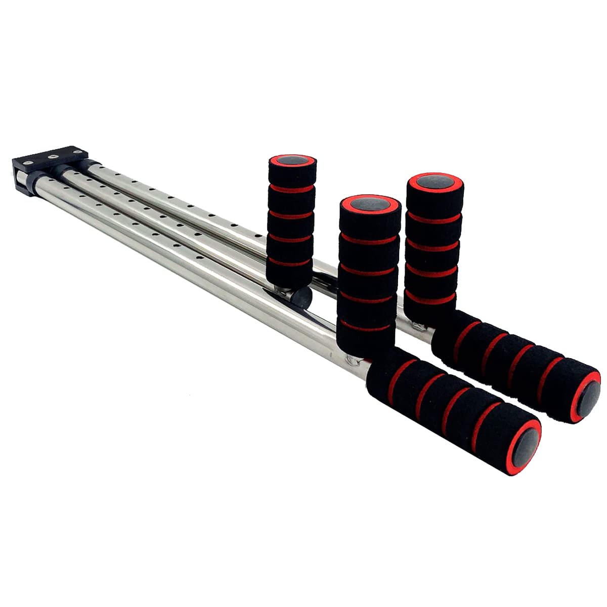 DOMINTY 3 Bar Leg Stretcher - Adjustable Iron Leg Support for Yoga, Martial Arts & Gym Training - Flexibility Stretching Machine for Splits & Leg Extension - Perfect for Home Workouts, Dance Practice & Physical Therapy