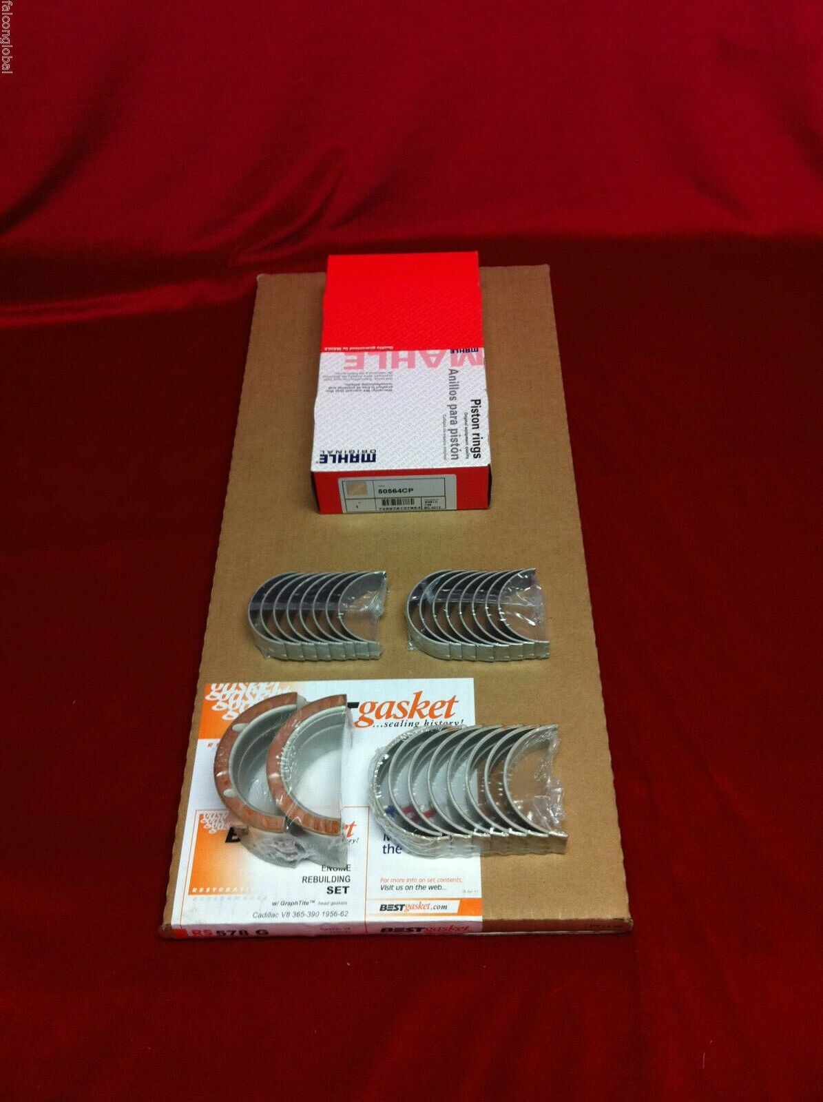 Buick 215 V8 Engine Rebuild Kit - Rod Bearings, Main Bearings & Piston Rings Set - Perfect for Engine Restoration & Performance Upgrades