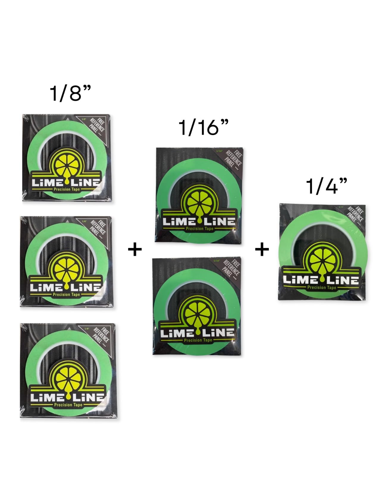LiME LiNE Ultimate Fineline Striping Tape Kit - 3 Rolls 1/8