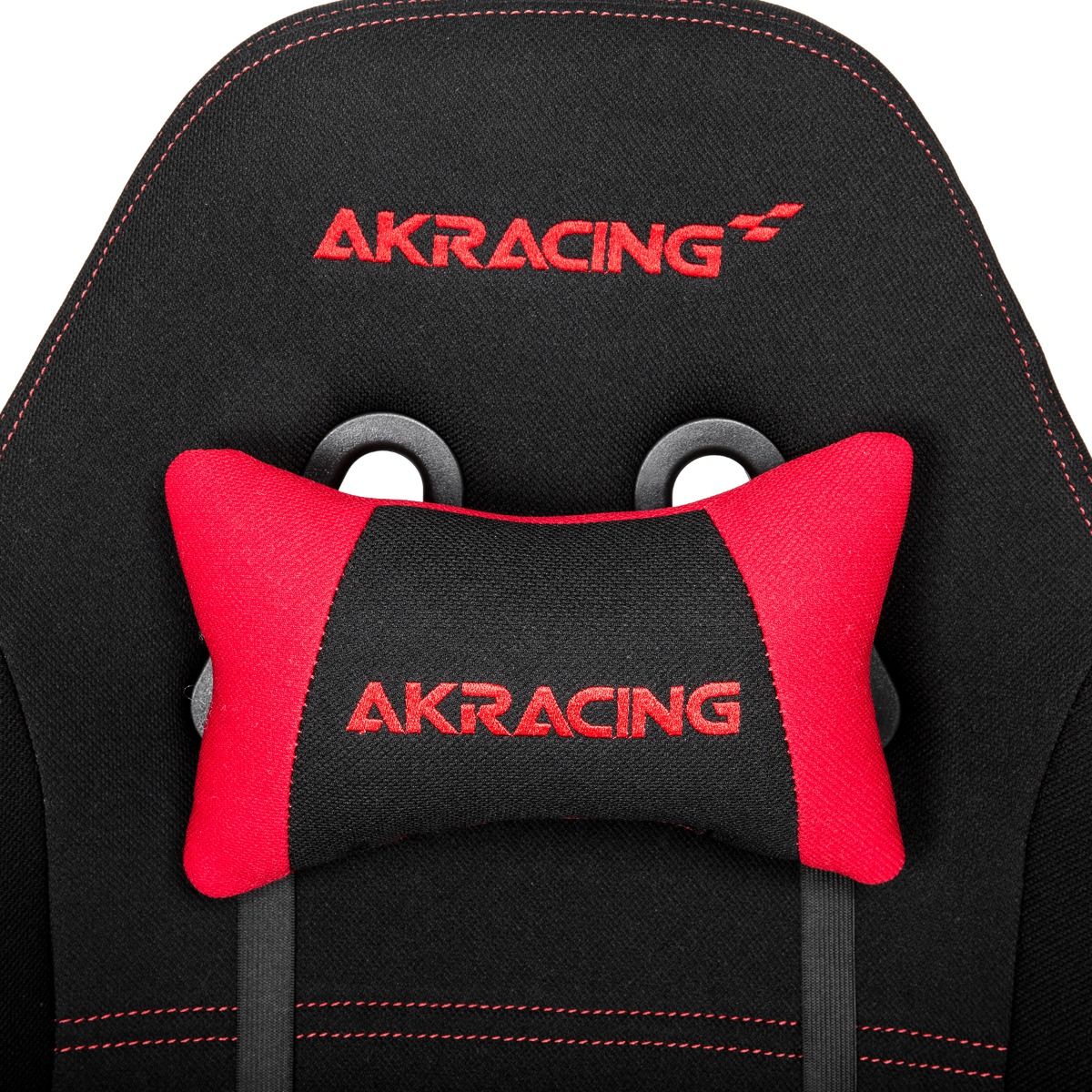 AKRACING K7012 Gaming Chair - Ergonomic Racing Style PC & Office Chair with Adjustable Height, Lumbar Support - Black & Red for Gamers, Streamers, and Esports Enthusiasts