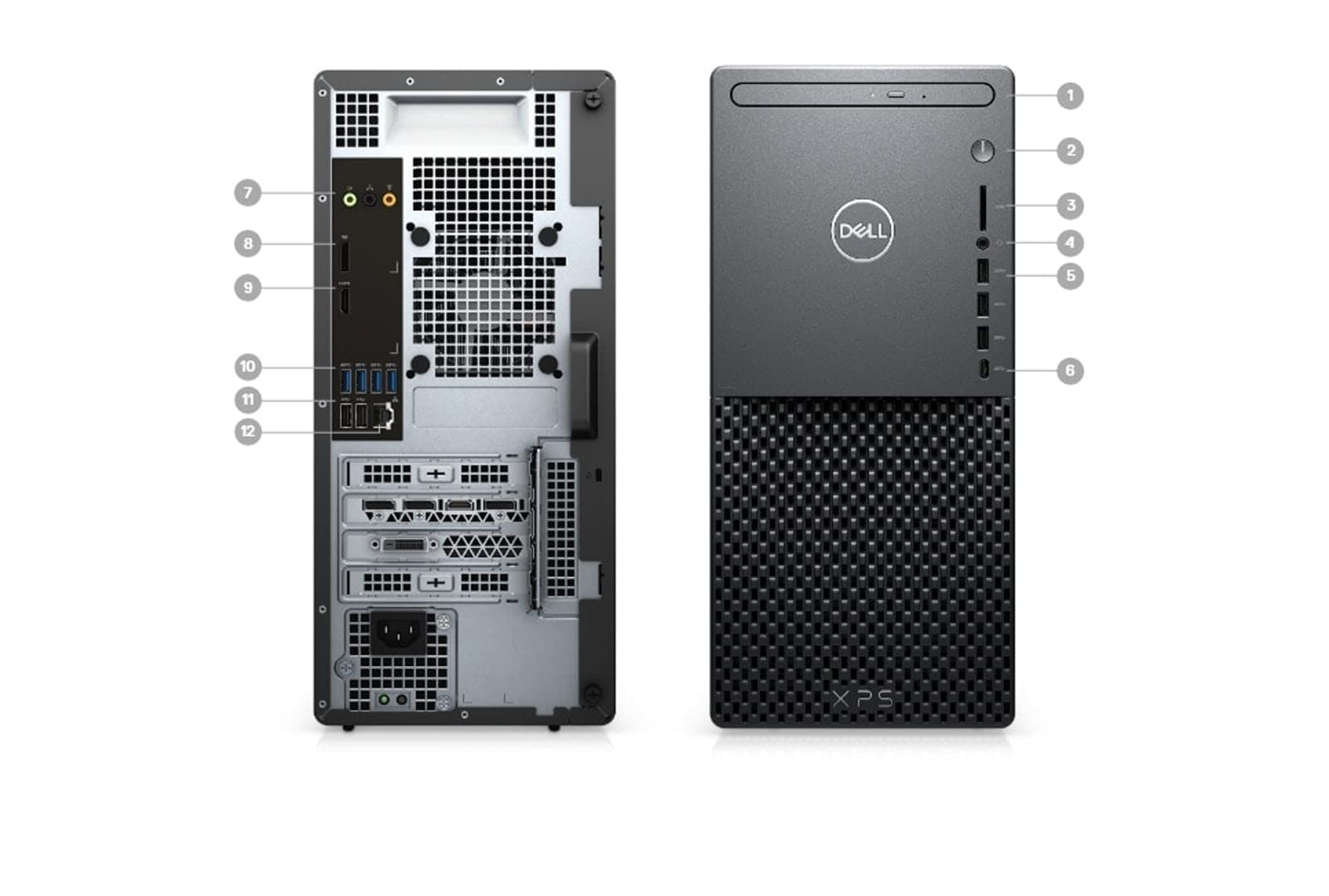 Refurbished Dell XPS 8940 Gaming Desktop PC - Intel Core i5-11400 6-Core Processor, 16GB RAM, 1TB SSD, NVIDIA RTX 3060 Ti 8GB GDDR6, Windows 11 Pro - Powerful for Gaming, Streaming & Content Creation