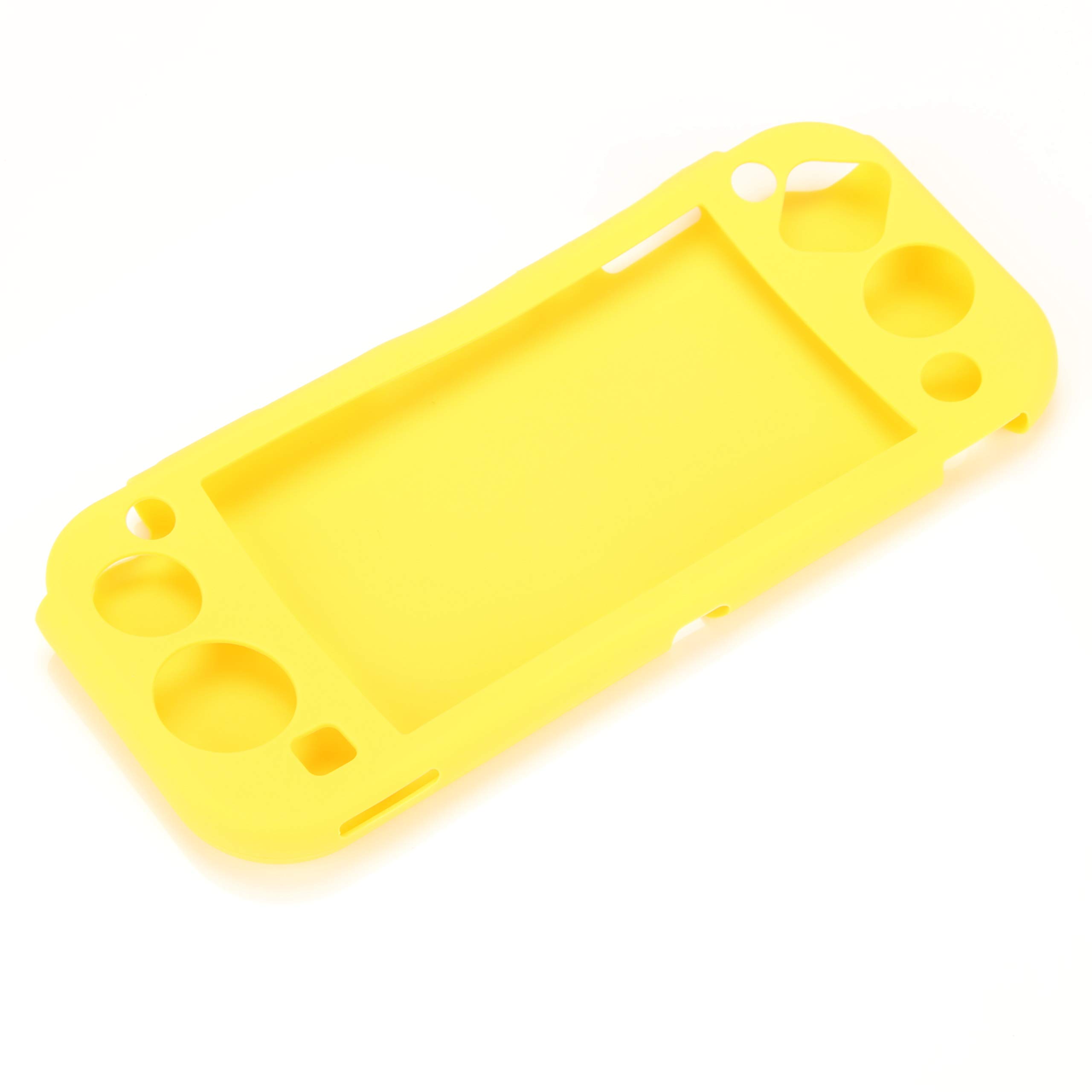 Durable Shockproof Silicone Case for Nintendo Switch Lite - Anti-Slip Protective Cover with Studded Design (Yellow) | Perfect for Travel, Gaming & Daily Protection