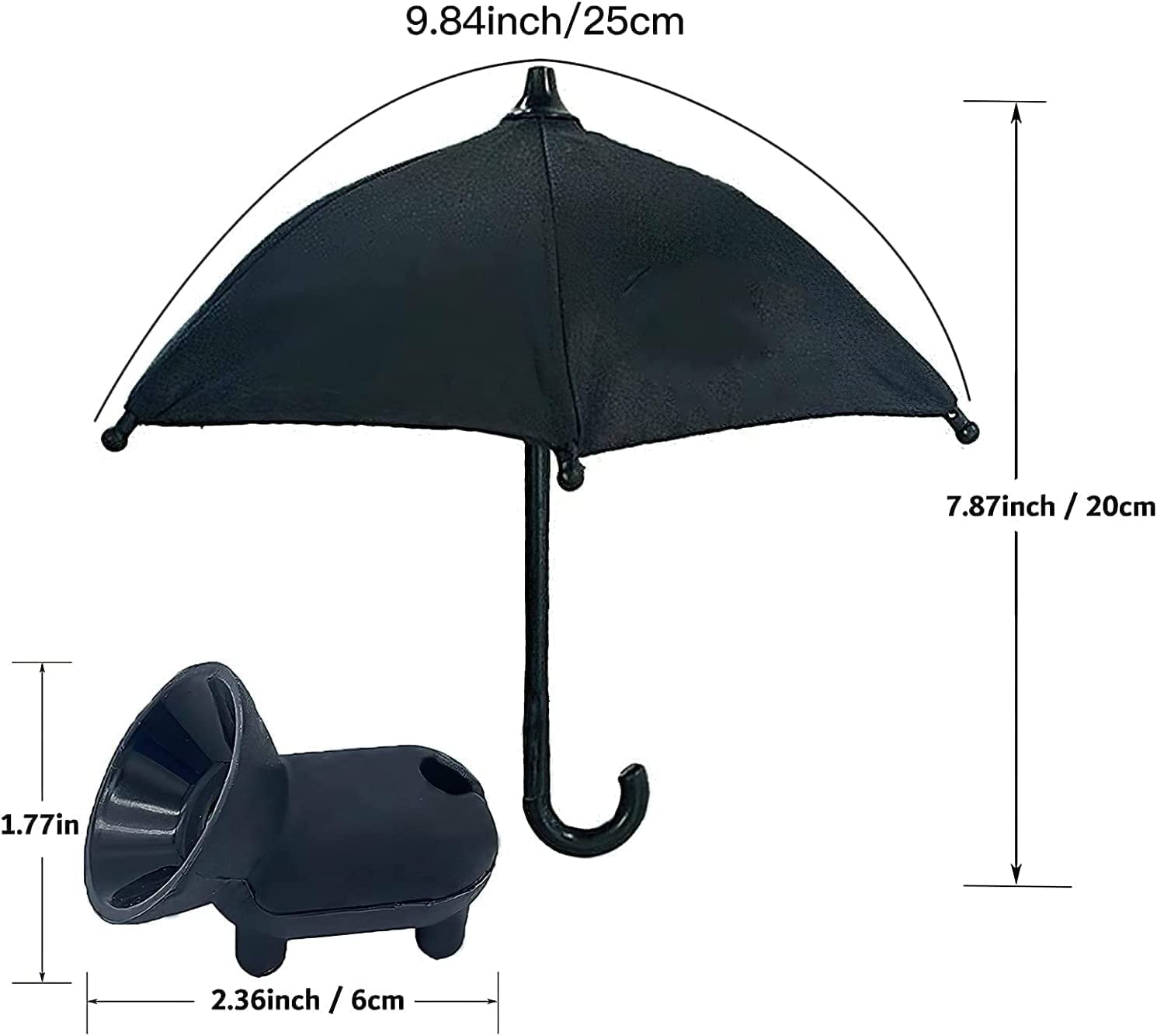 2 Pack Funny Phone Umbrella Sun Shade - Silicone Snap Finger Phone Stand with Suction Cup, Red Flower Design - Perfect for Outdoor Use, Beach, Pool, and Summer Activities