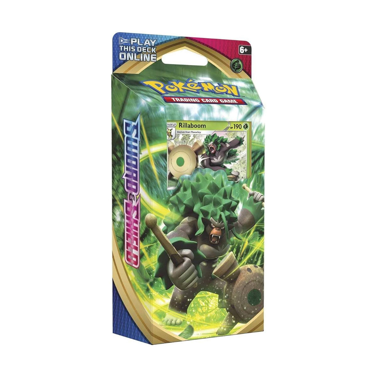 Rillaboom Theme Deck - Pokemon Trading Card Game Deck for Battles & Collecting | Perfect for Competitive Play & Gifts